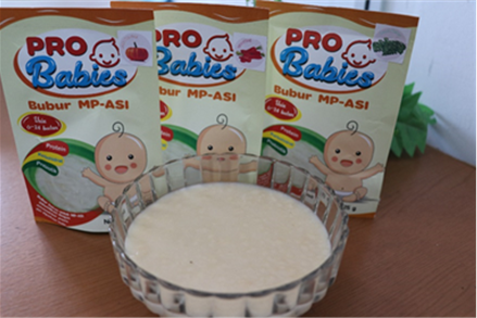 Bubur Instan MP-ASI Berbasis Mocaf Bergizi