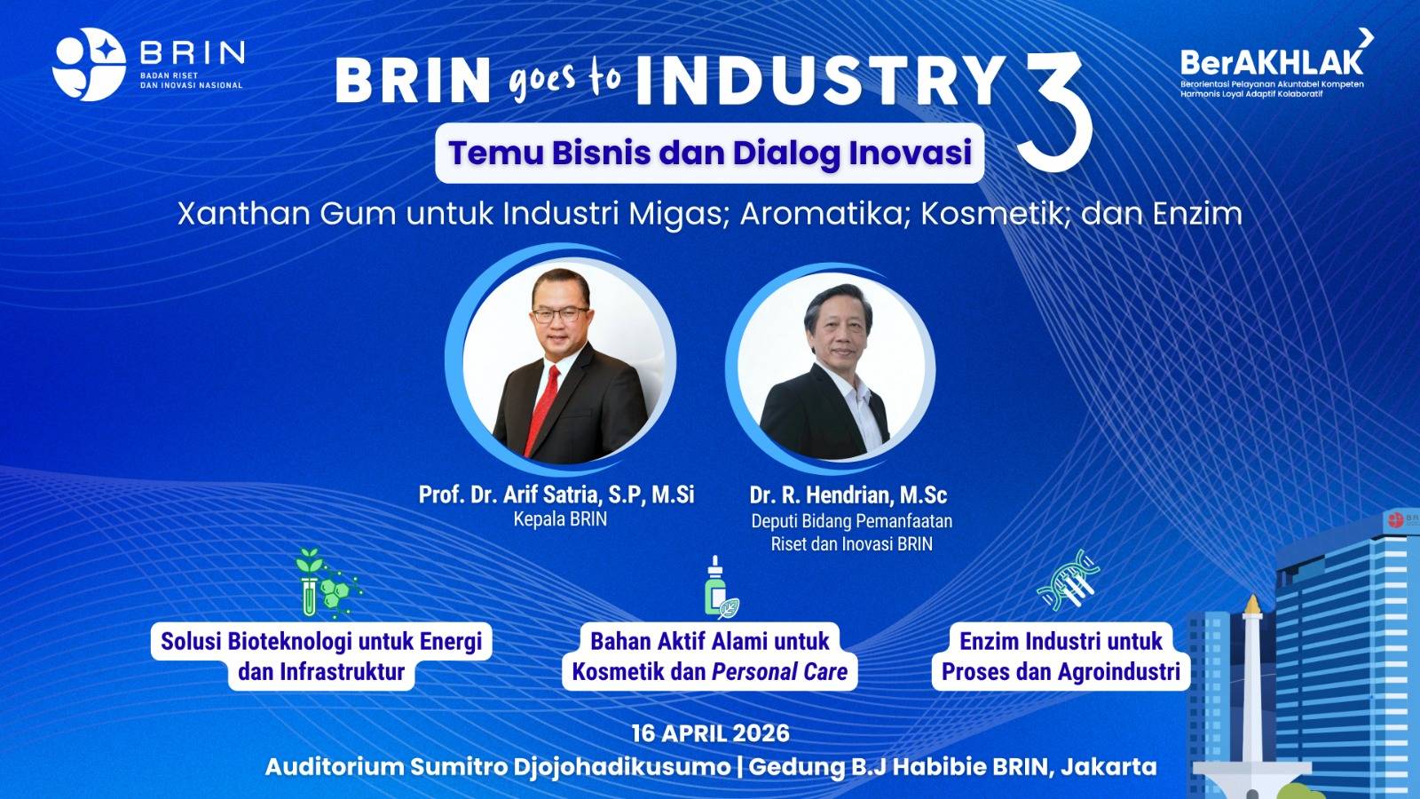 Poster acara BRIN Goes to Industry 3